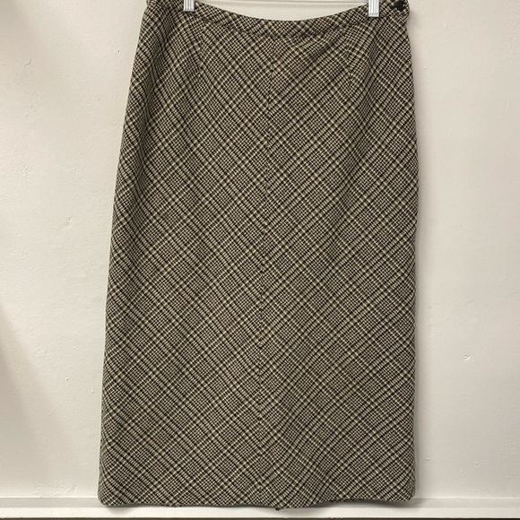 Vintage Gap Tweed‎ Wool Bend Maxi Shirt Women's Size 14 - Picture 1 of 8